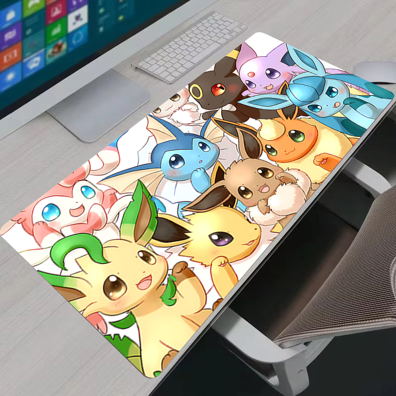 Gaming Keyboard Tactile - Mouse Pad XXL Jolteon Anime Kawaii