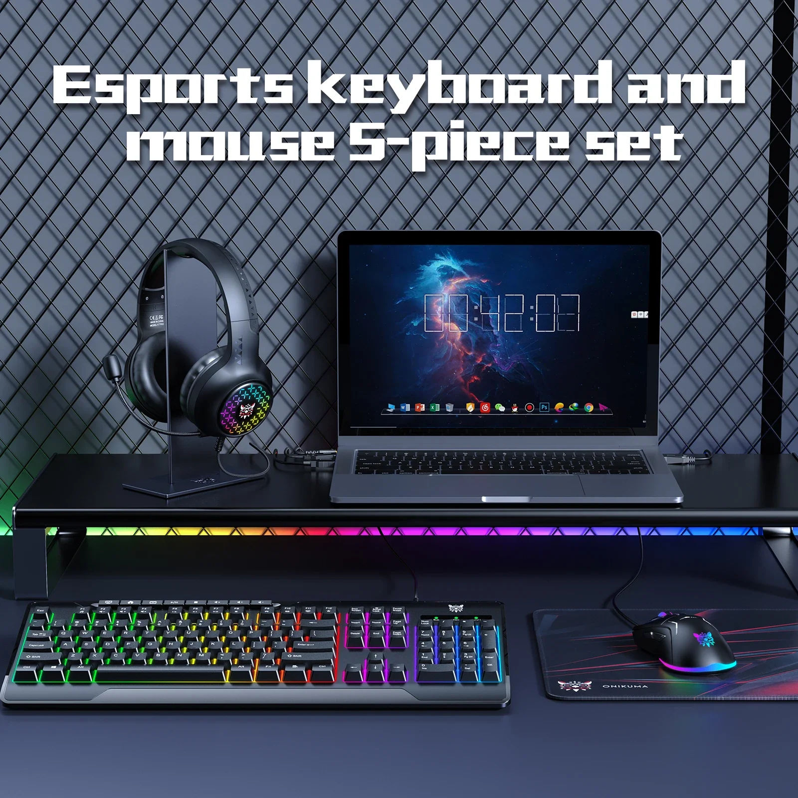 Gaming Keyboard And Mouse Combo - Computer Mouse and Gaming Keyboards Headset