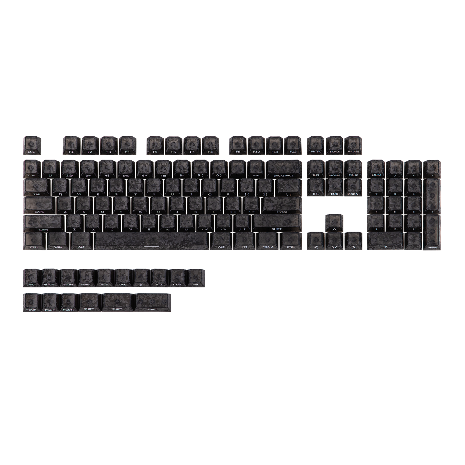 Gaming Keyboard Mechanical Wireless - EPOMAKER SmokFiber Keycaps Set 120-Key Cherry