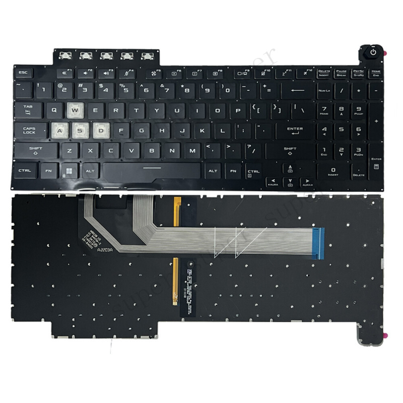 S++ Black US Backlit Keyboard  – Gaming Keyboard Asus recenzja i cena