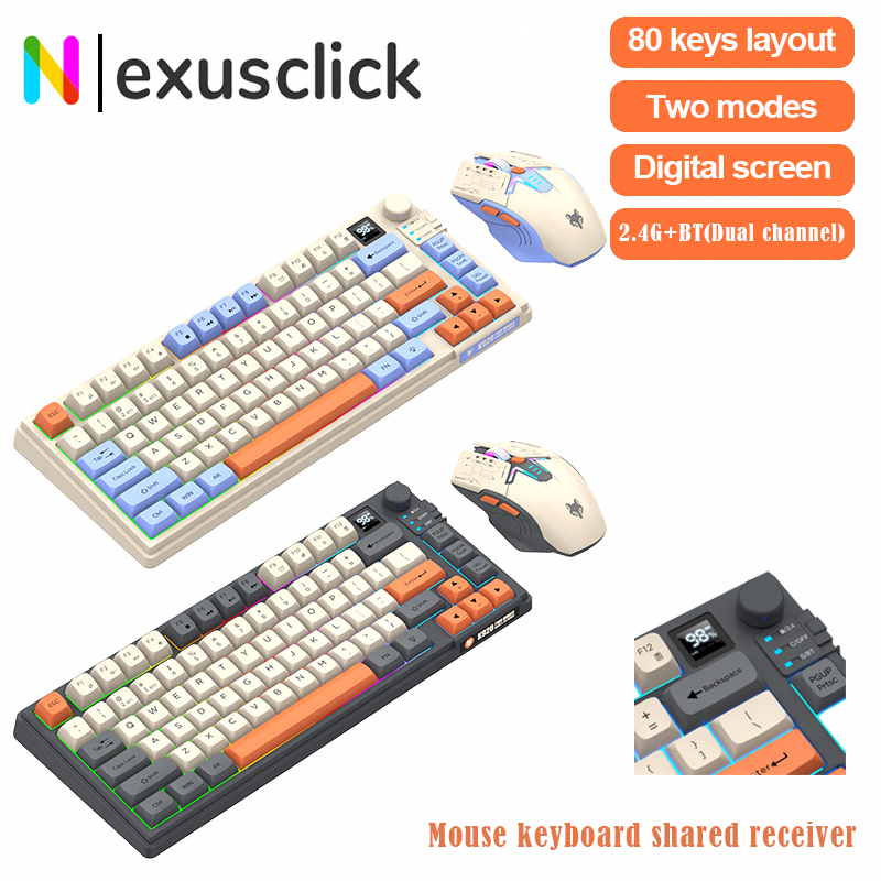 New Dual-Mode 80 Keys Wireless – Gaming Keyboard No Rgb recenzja i cena