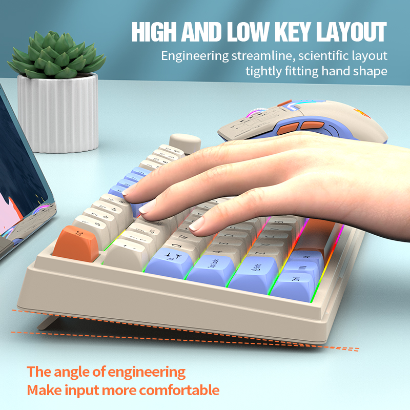 New Dual-Mode 80 Keys Wireless – Gaming Keyboard No Rgb recenzja i cena