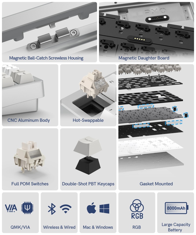 Quick dismantling touch bead C – Keyboard Gaming Amazon recenzja i cena