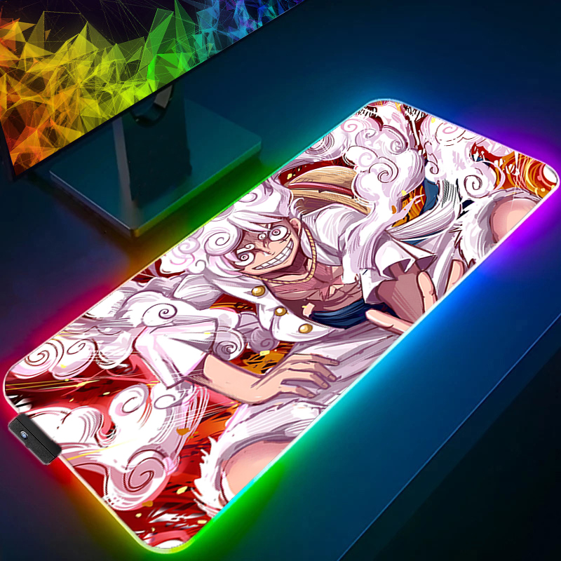 LED Mouse Pad One Piece Luffy  – Gaming Keyboard No Rgb recenzja i cena