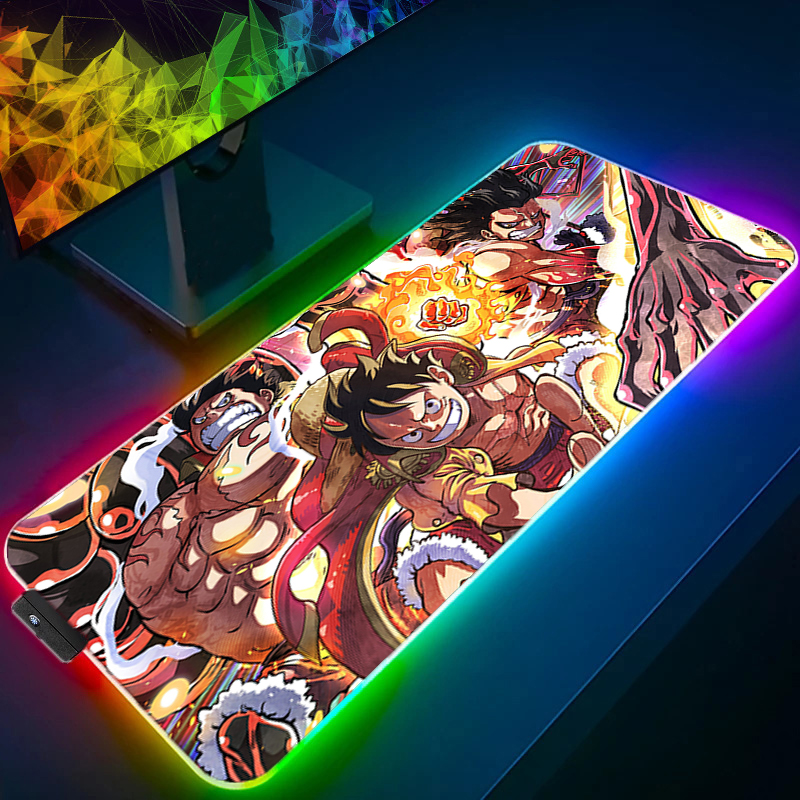 LED Mouse Pad One Piece Luffy  – Gaming Keyboard No Rgb recenzja i cena