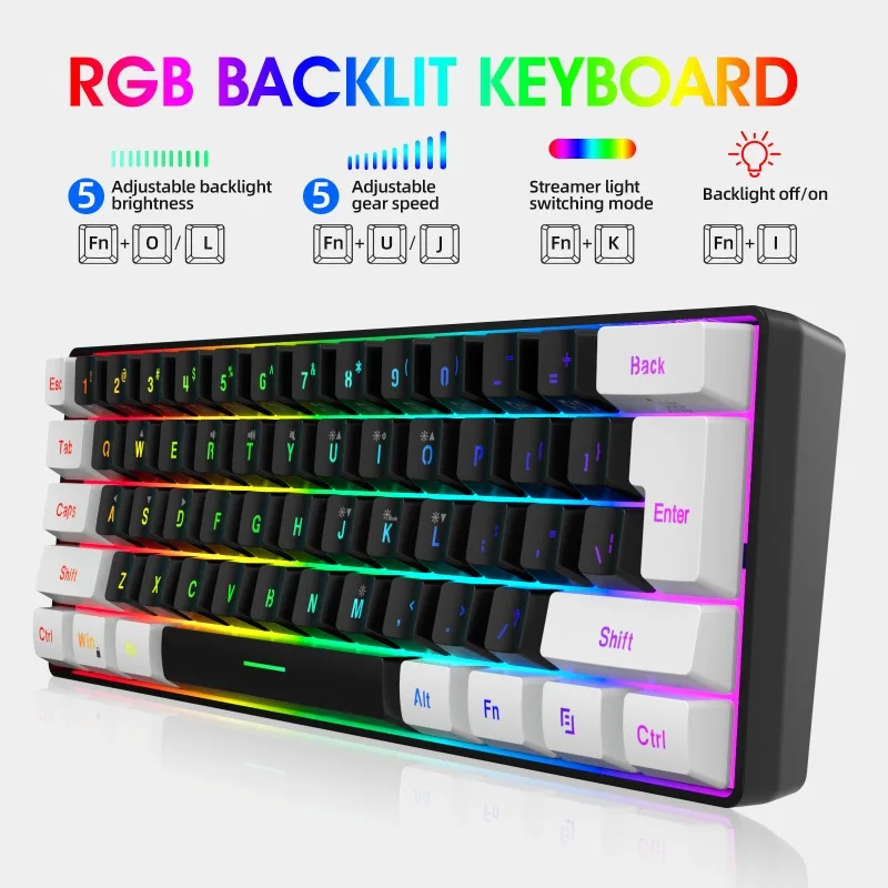 Keyboard and Mouse 60% Compute – Gaming Keyboard And Mouse Combo recenzja i cena