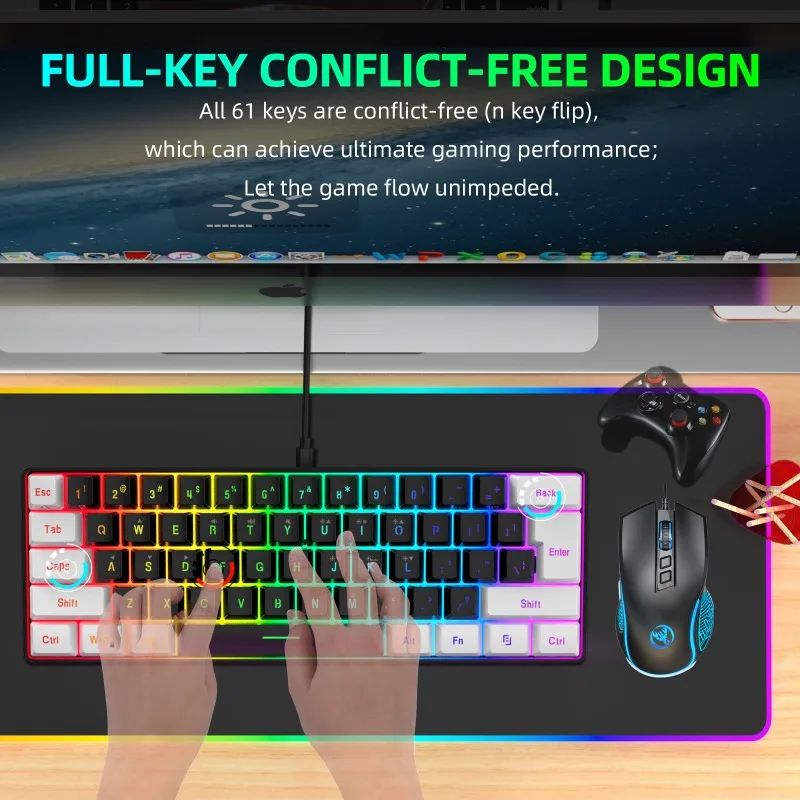 Keyboard and Mouse 60% Compute – Gaming Keyboard And Mouse Combo recenzja i cena
