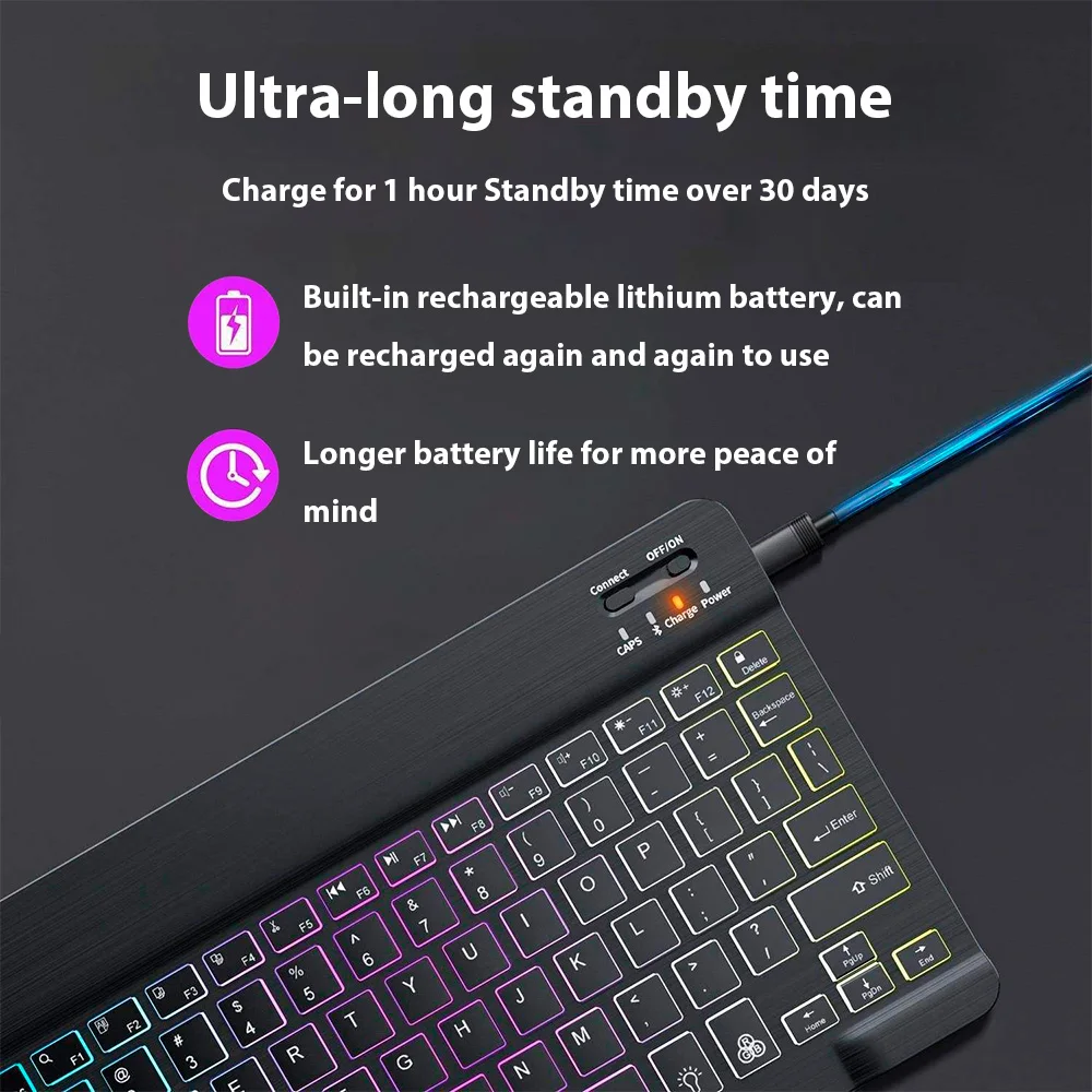 Bluetooth Keyboard for Tablet  – Gaming Keyboard Mechanical Wireless recenzja i cena