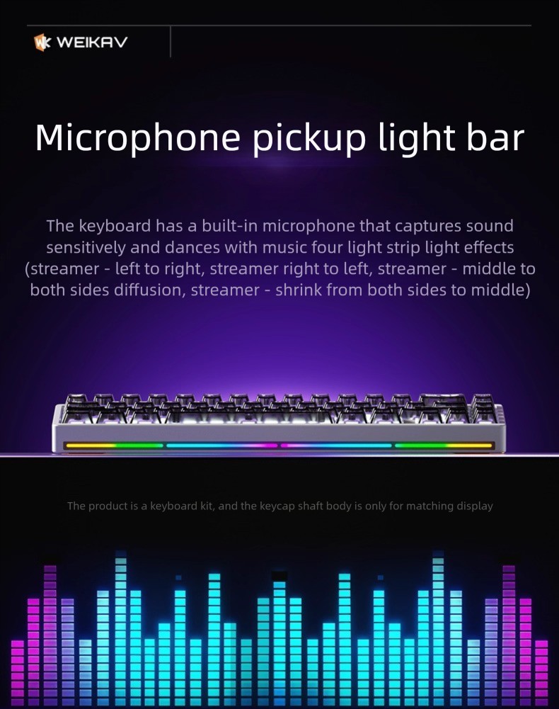 NEW WEIKAV Nut65 Aluminum Allo – Gaming Keyboard Mini Mechanical recenzja i cena