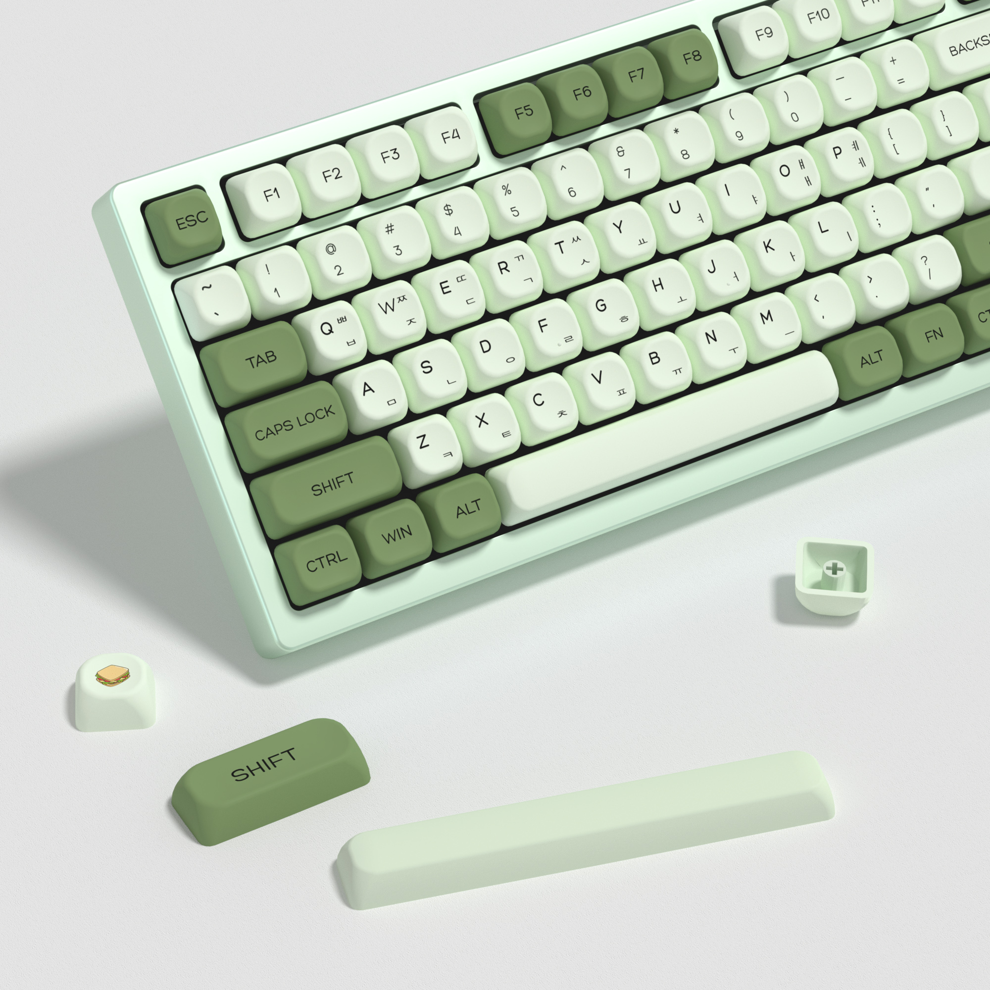 KBDiy Matcha Korean Keycap Gre – Gaming Keyboard Number Pad recenzja i cena