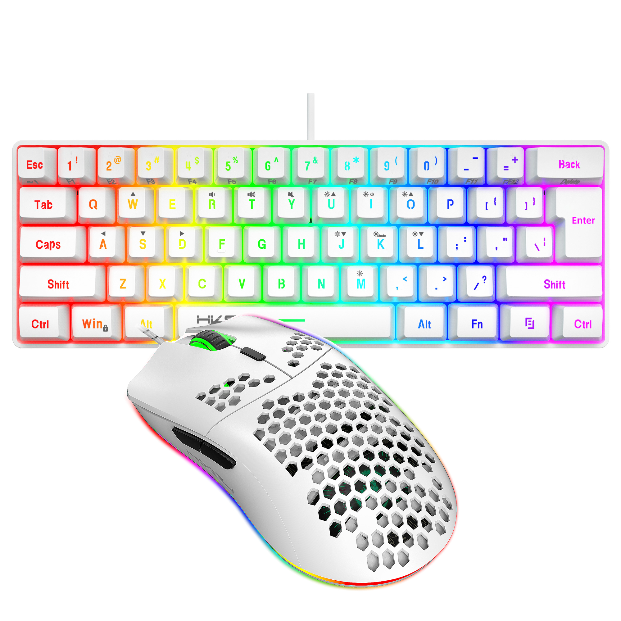 Hot selling HXSJ 61 keys V700  – Gaming Keyboard No Rgb recenzja i cena