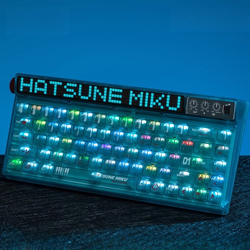 Anime Hatsune Miku Series Mech – Gaming Keyboard Mechanical Wireless recenzja i cena