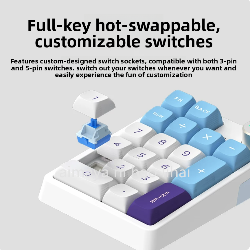 Kzzi K20 Mini Keypad Three Mod – Gaming Keyboard Mechanical Wireless recenzja i cena