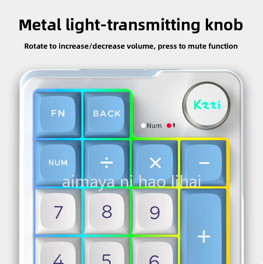 Kzzi K20 Mini Keypad Three Mod – Gaming Keyboard Mechanical Wireless recenzja i cena