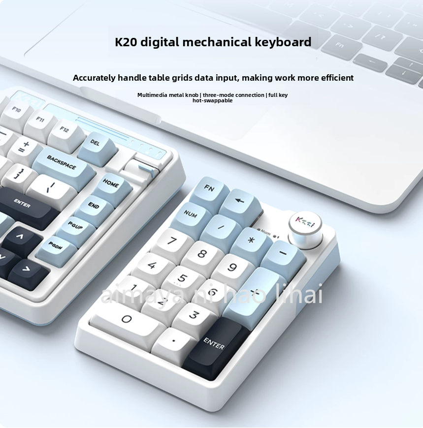 Kzzi K20 Mini Keypad Three Mod – Gaming Keyboard Mechanical Wireless recenzja i cena
