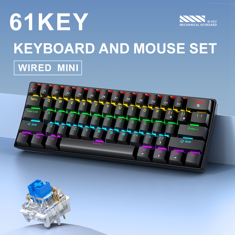 APAYADO K61 Mini Mechanical Ke – Gaming Keyboard Mini Mechanical recenzja i cena