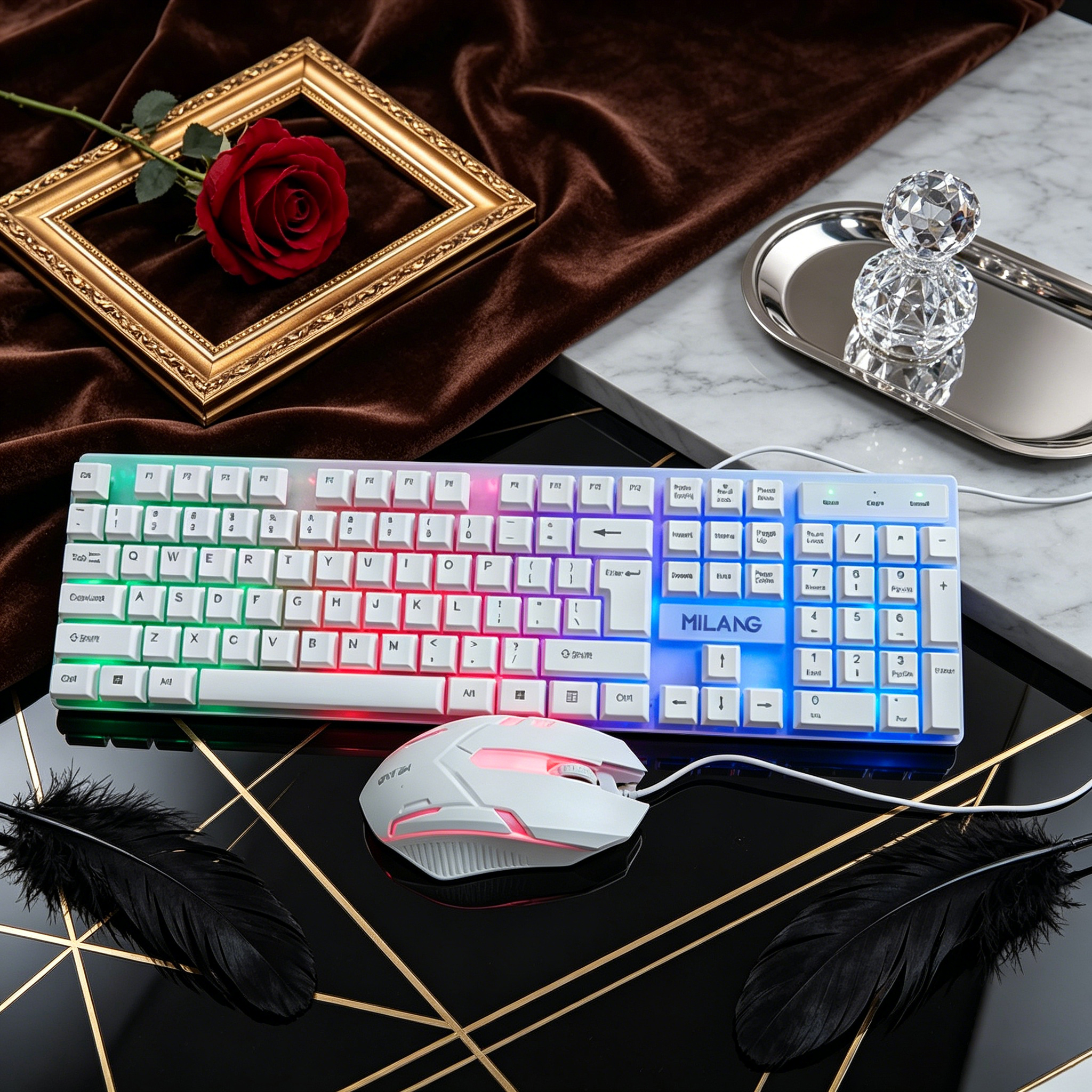 Wired RGB Backlit Keyboard Mou – Gaming Keyboard And Mouse Combo recenzja i cena