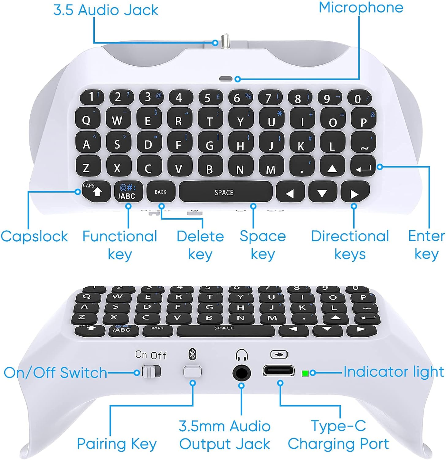 For PS5 Controller, Bluetooth  – Gaming Keyboard Bluetooth recenzja i cena