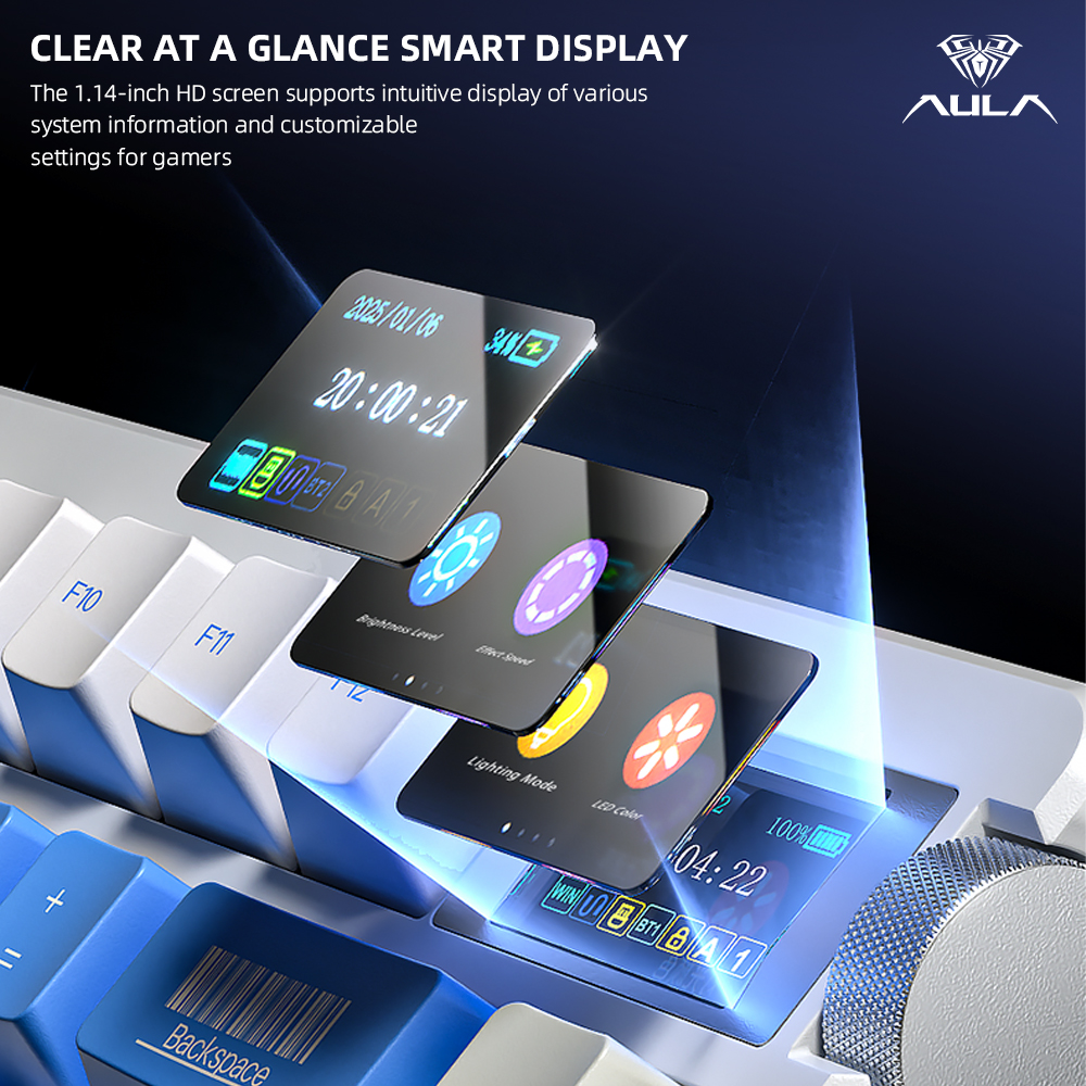 New AULA NOVA75 Wireless Mecha – Gaming Keyboard Mini Mechanical recenzja i cena