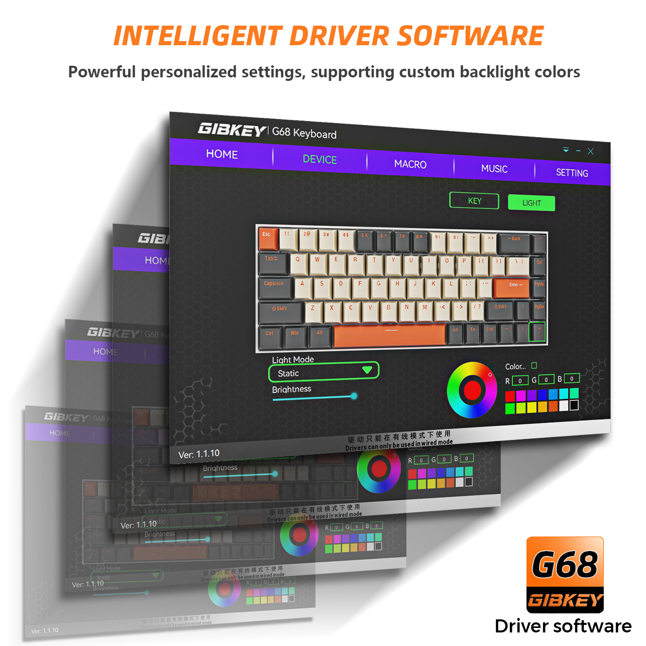 G68 Gaming Mechanical keyboard – Gaming Keyboard Mini Mechanical recenzja i cena