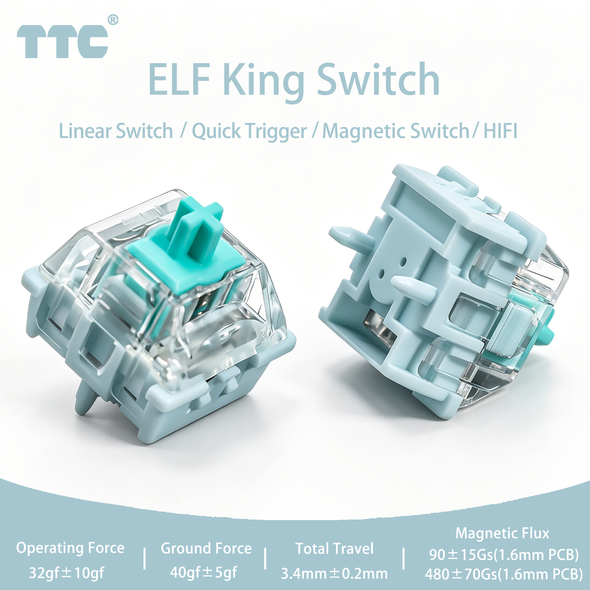 TTC ELF King Magnetic Switches – Gaming Keyboard No Rgb recenzja i cena