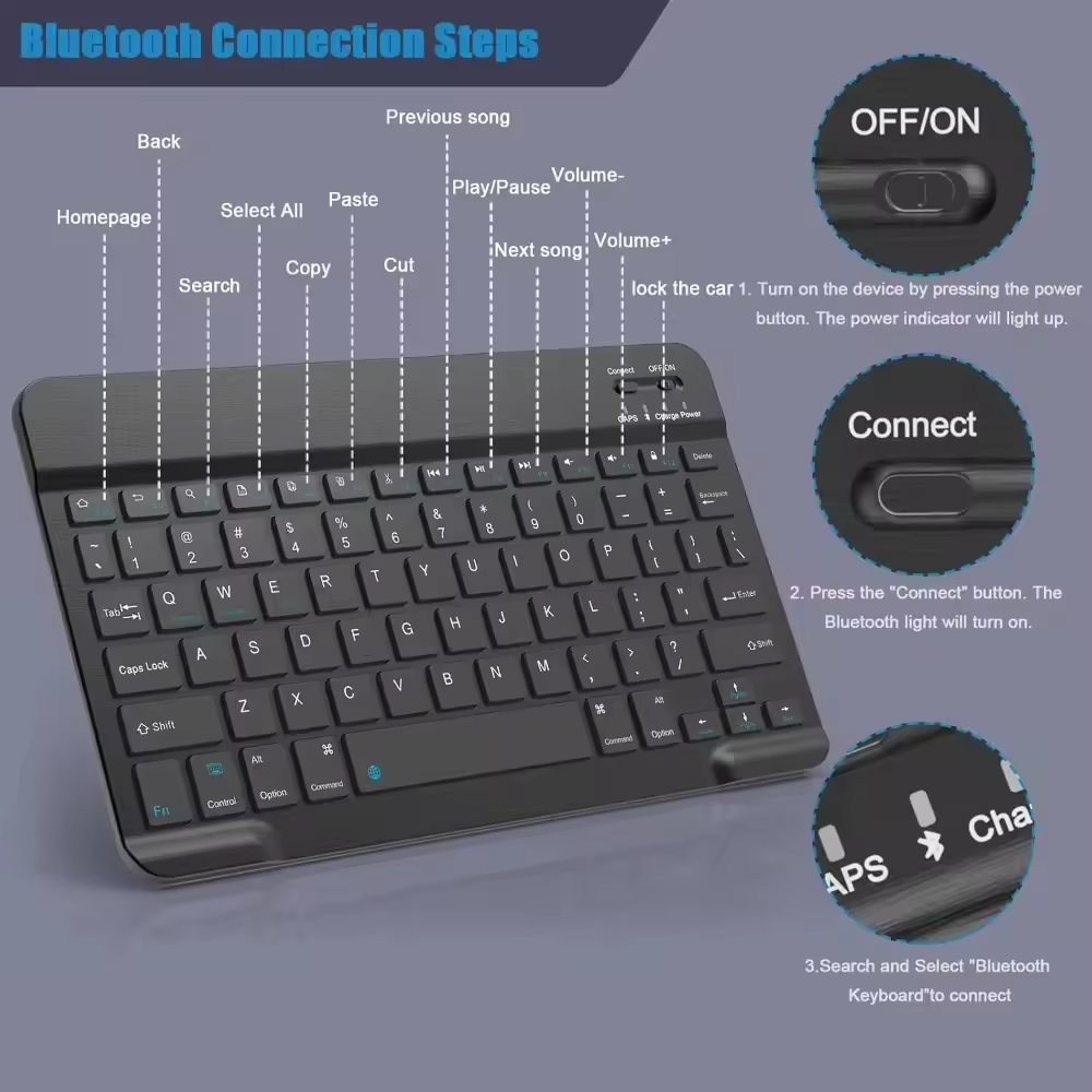Bluetooth Wireless Keyboard Mo – Gaming Keyboard Mechanical Wireless recenzja i cena