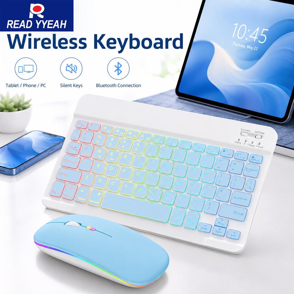 New Ultra Slim Portable 7 Colo – Gaming Keyboard Mechanical Wireless recenzja i cena