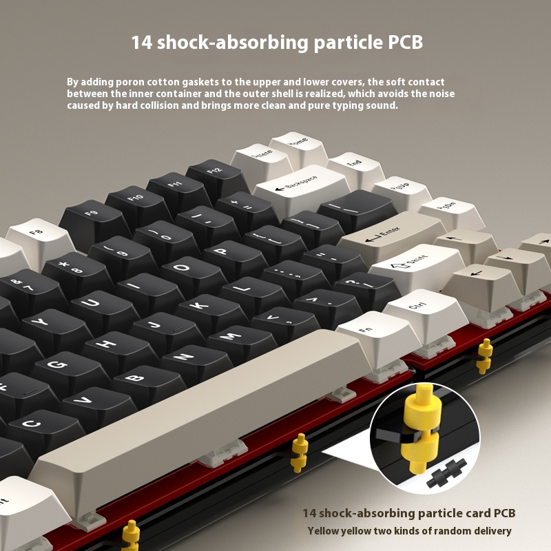 Wireless Bluetooth RAINY75 Cus – Gaming Keyboard Bluetooth recenzja i cena