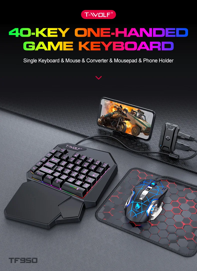 Kit Mobilador Gamer Kit Gaming – Gaming Keyboard And Mouse Combo recenzja i cena