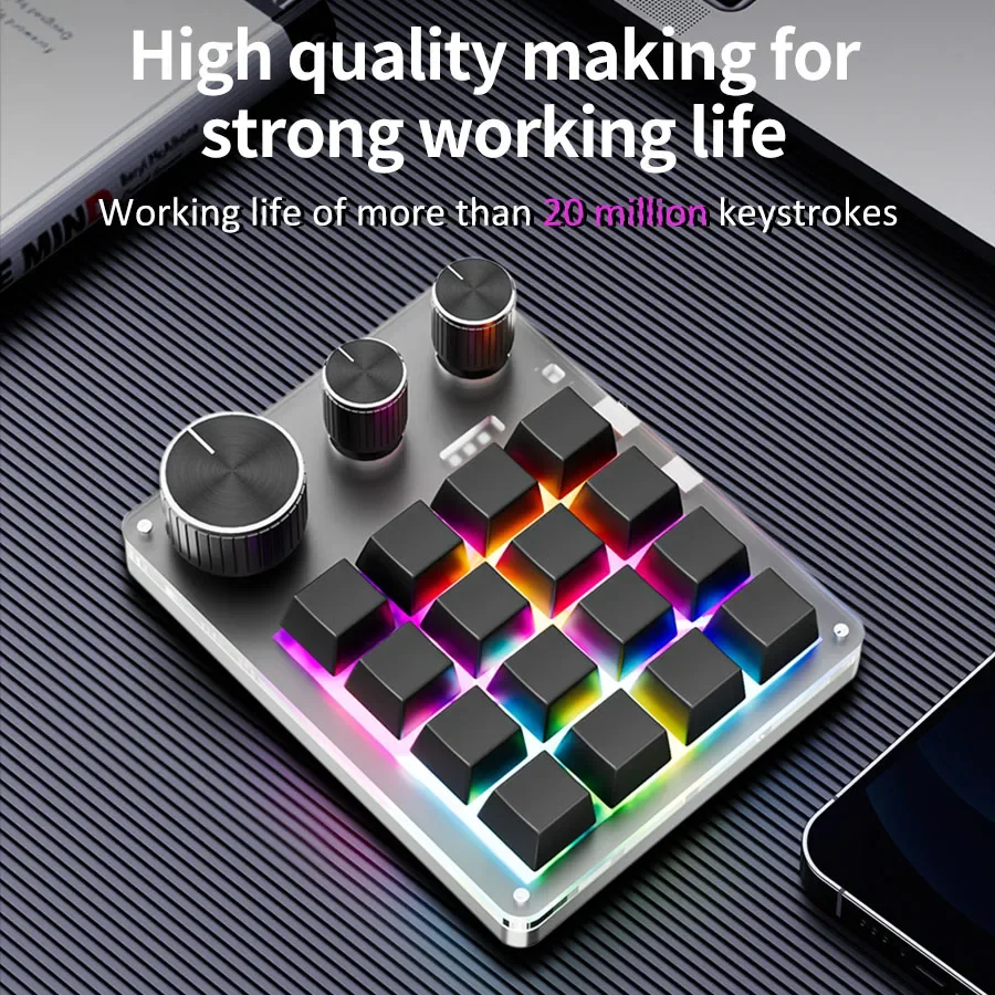 Wireless Bluetooth Programming – Gaming Keyboard Mini Mechanical recenzja i cena