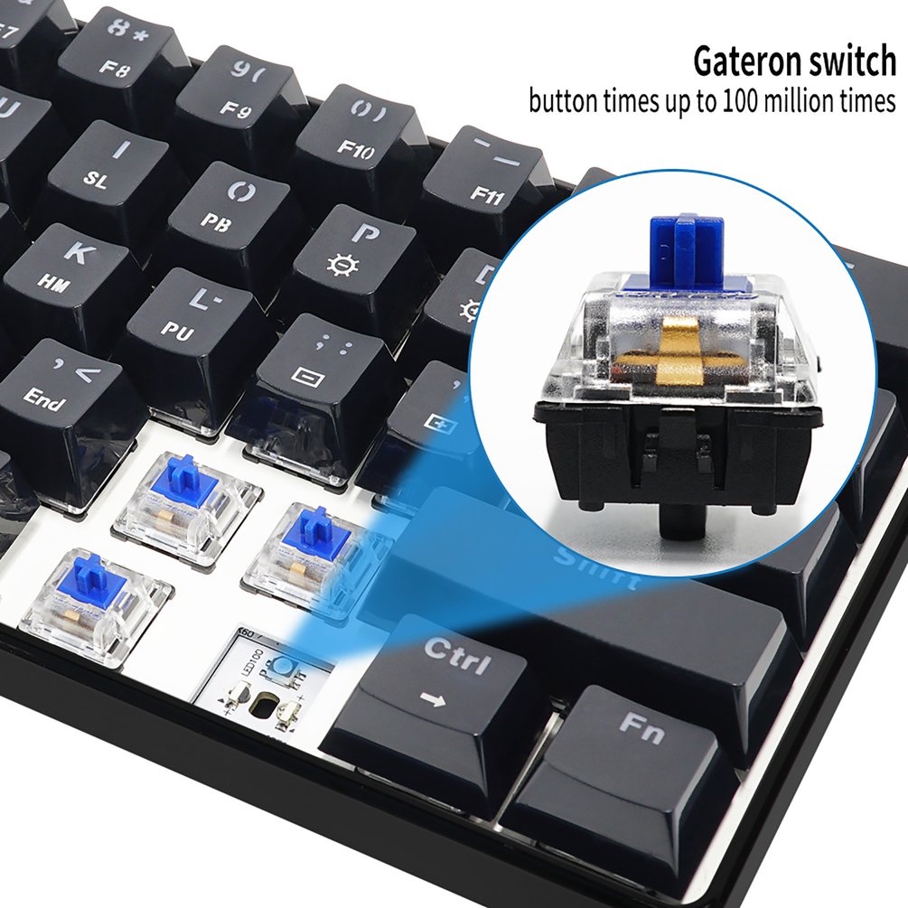 SKYLOONG GK61 Mini Portable 60 – Gaming Keyboard Mini Mechanical recenzja i cena