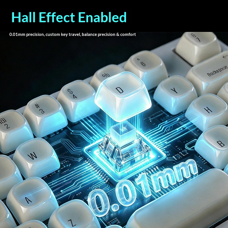Ajazz AK039 Hall Effect Gaming – Gaming Keyboard Hall Effect Switches recenzja i cena