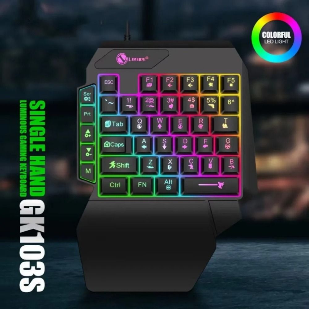 Colorful Mini One Handedly Key – Gaming Keyboard Mini Mechanical recenzja i cena