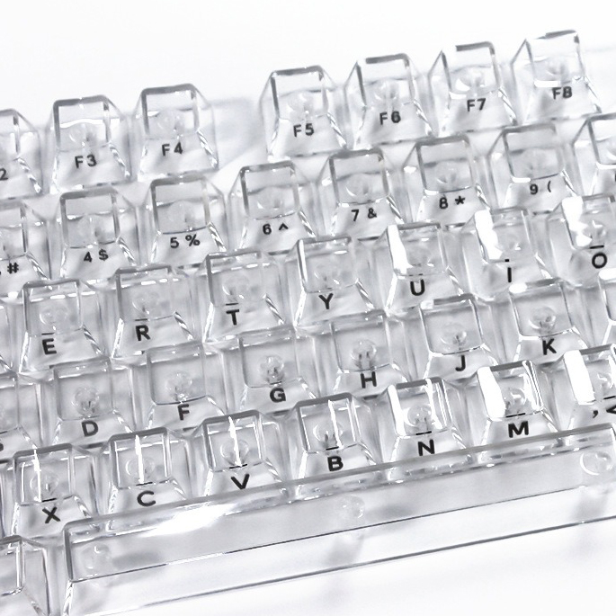Crystal Transparent Cherry Pro – Gaming Keyboard No Rgb recenzja i cena