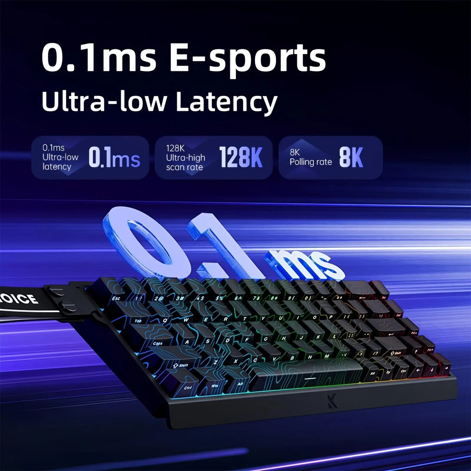 MCHOSE ACE 68 Magnetic Switch  – Gaming Keyboard Hall Effect Switches recenzja i cena