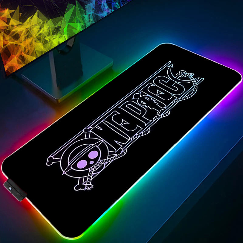 LED Mouse Pad One Piece Luffy  – Gaming Keyboard No Rgb recenzja i cena