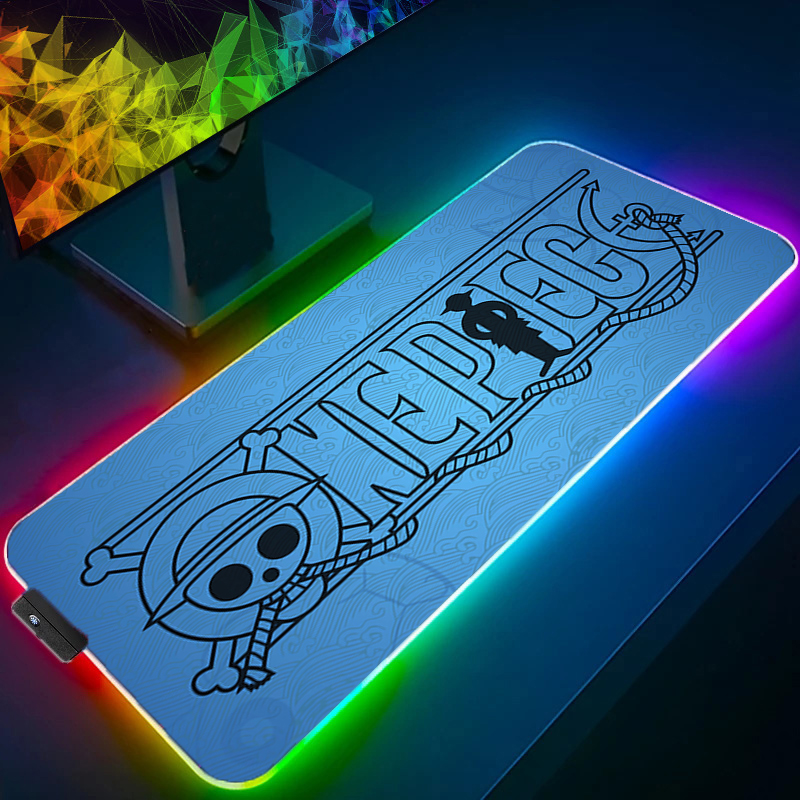 LED Mouse Pad One Piece Luffy  – Gaming Keyboard No Rgb recenzja i cena