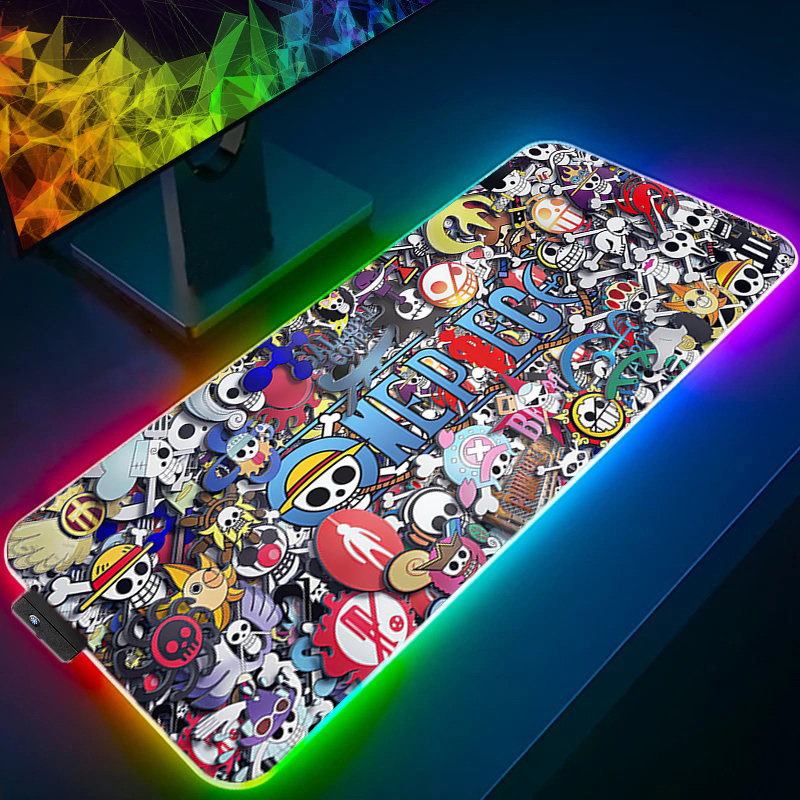 LED Mouse Pad One Piece Luffy  – Gaming Keyboard No Rgb recenzja i cena