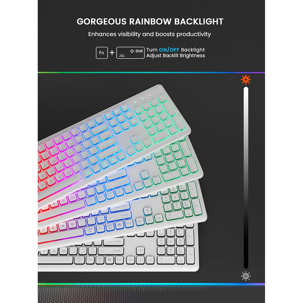 Backlit Wireless Keyboard and  – Gaming Keyboard And Mouse Combo recenzja i cena